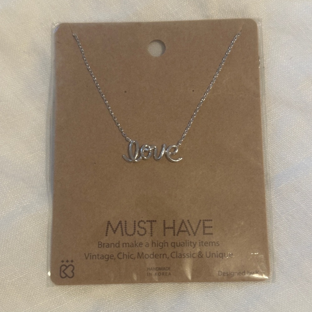 NWT LOVE necklace - GIFT